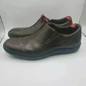 Cole Haan Air G Serie Mens Size 8.5 Leather Driving Loafer Slip On Brown Air